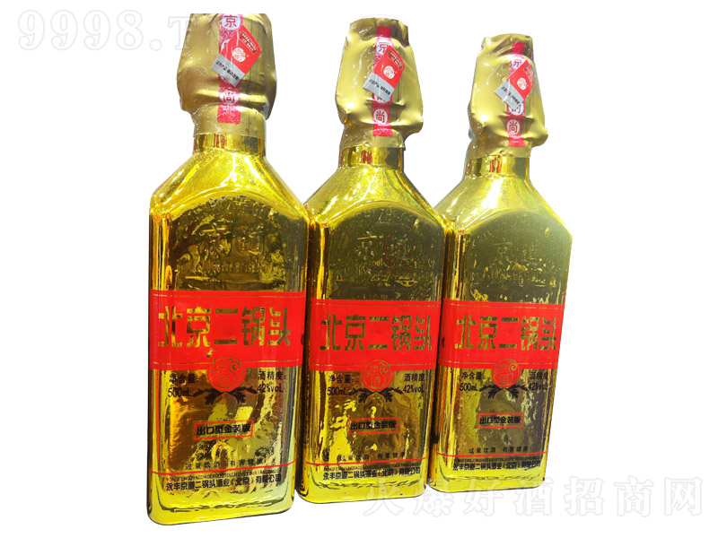 京道北京二鍋頭酒出口型金裝版 清香型【42° 500ml】