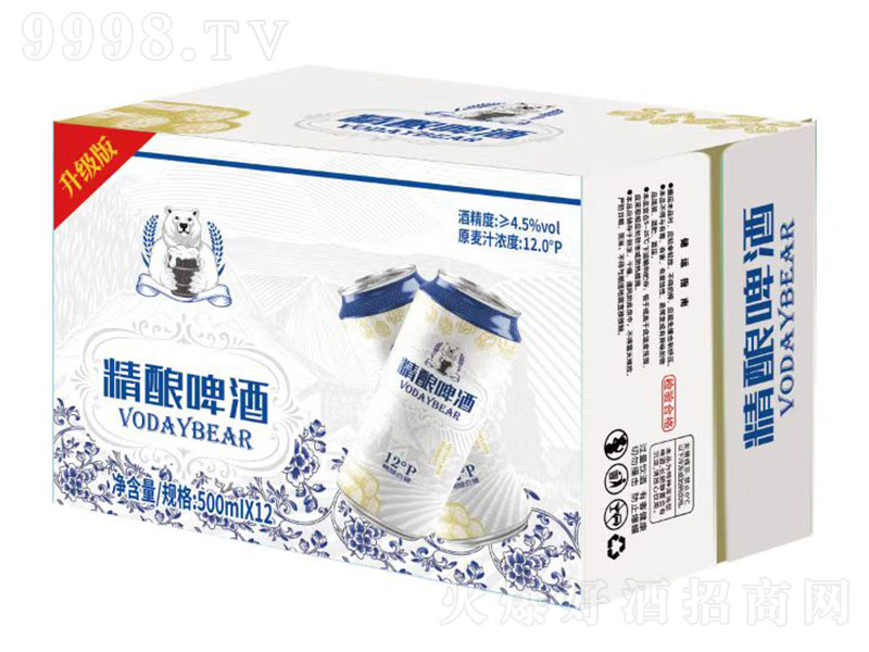 奧加熊精釀啤酒【12° 500ml×12】
